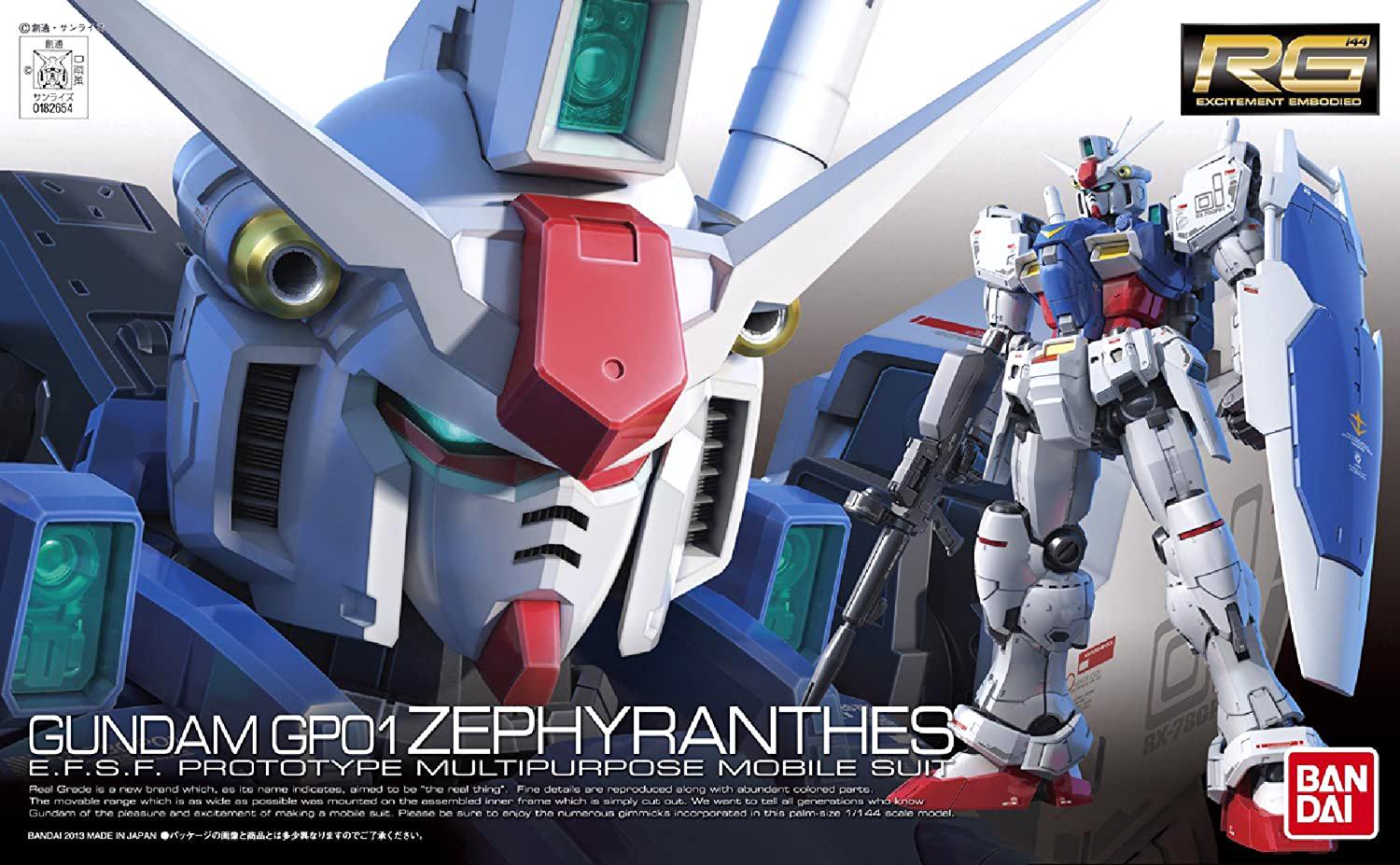 RG #012 GUNDAM GP01 ZEPHYRANTHES E.F.S.F. 1/144