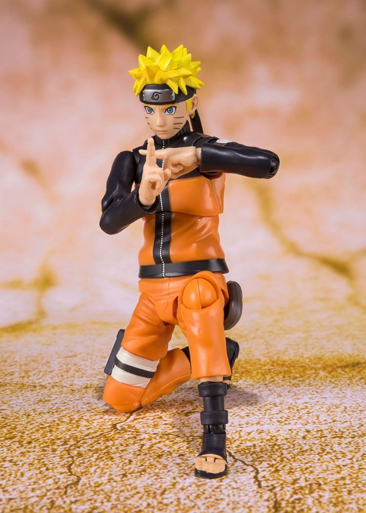 NARUTO SHIPPUDEN S.H. FIGUARTS ACTION FIGURE NARUTO UZUMAKI (BEST SELECTION) (NEW PACKAGE VER) 14 CM