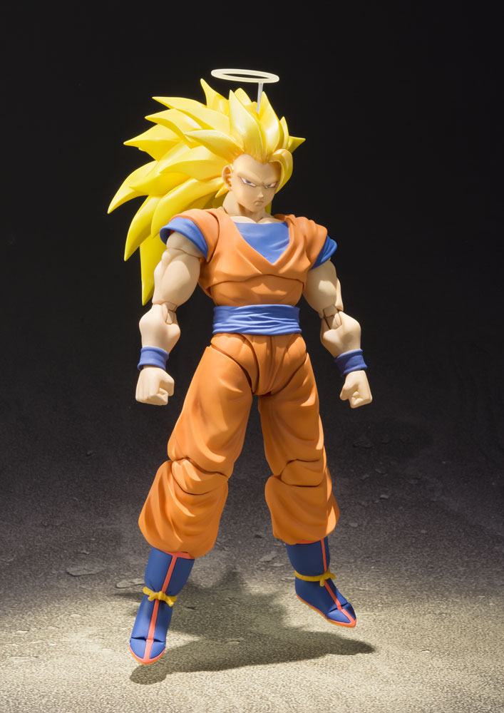 DRAGON BALL Z S.H. FIGUARTS ACTION FIGURE SSJ 3 SON GOKU 16 CM