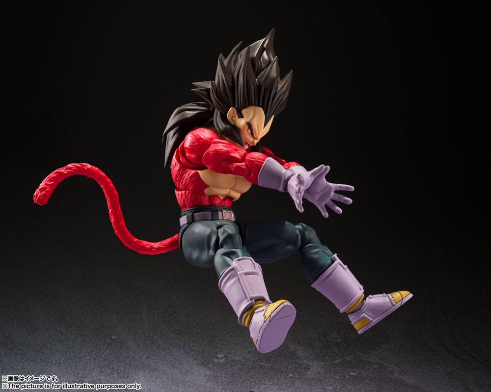 DRAGON BALL GT S.H. FIGUARTS ACTION FIGURE SUPER SAIYAN 4 VEGETA 13 CM