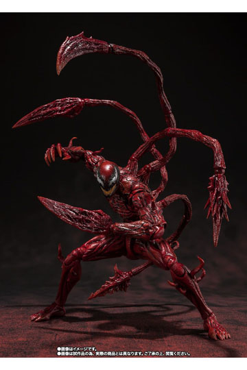 VENOM: LET THERE BE CARNAGE S.H. FIGUARTS ACTION FIGURE CARNAGE 21 CM