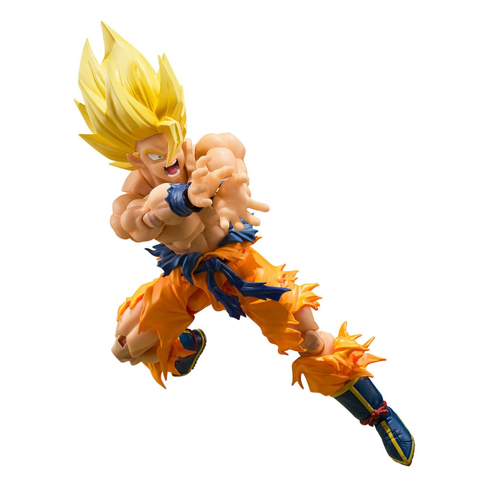 DRAGON BALL Z S.H. FIGUARTS ACTION FIGURE SUPER SAIYAN SON GOKU LEGENDARY SUPER SAIYAN 14 CM