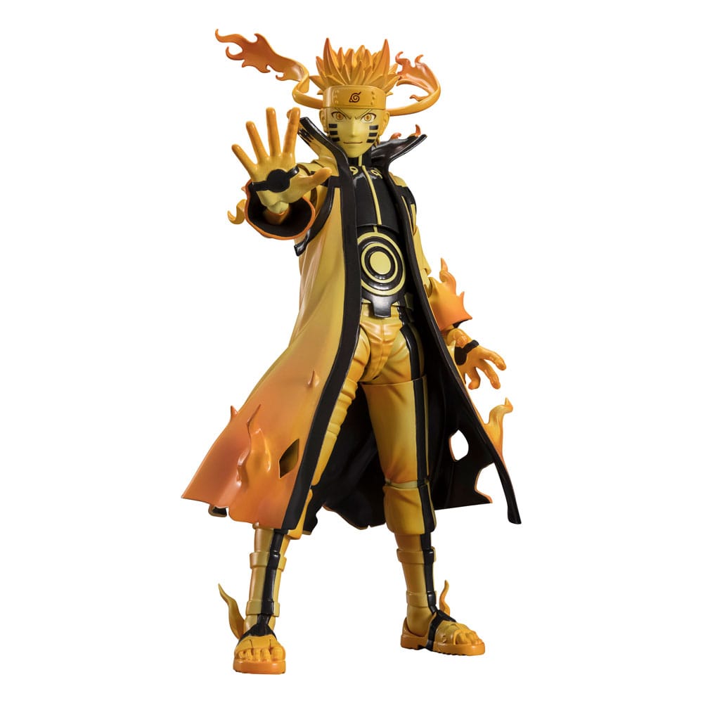 NARUTO S.H. FIGUARTS ACTION FIGURE NARUTO UZUMAKI (KURAMA LINK MODE) - COURAGEOUS STRENGTH THAT BIND