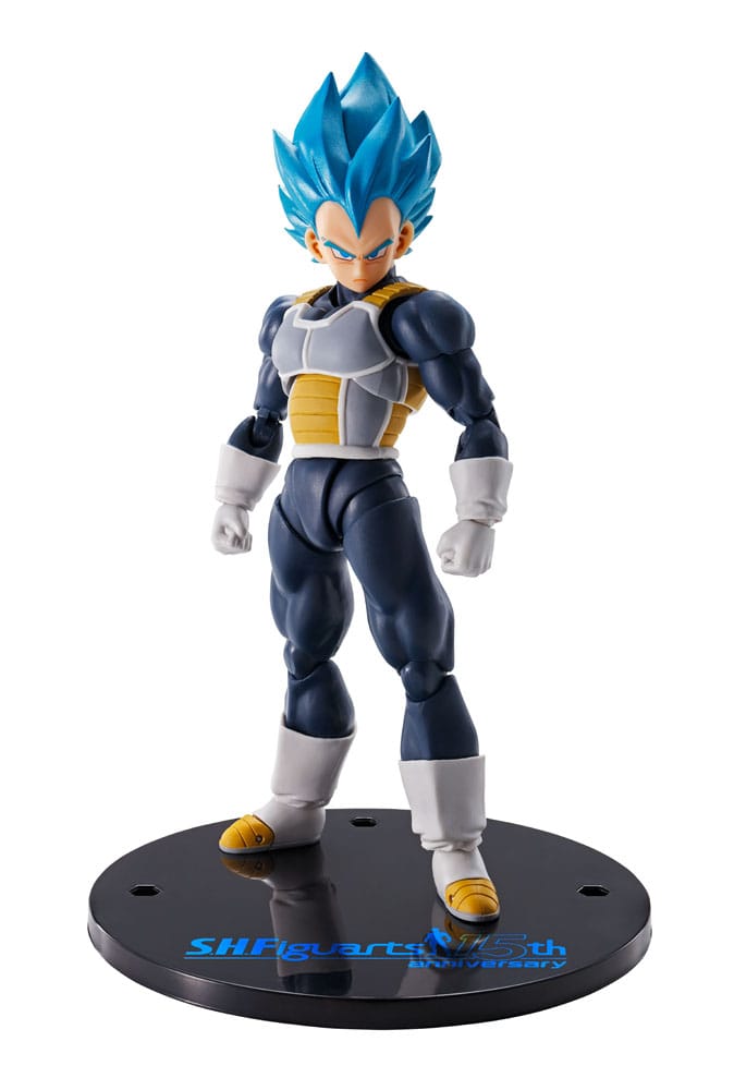 DRAGON BALL SUPER S.H. FIGUARTS ACTION FIGURE VEGETA SUPER SAIYAN BLUE (15TH ANNIVERSARY VERSION) 14