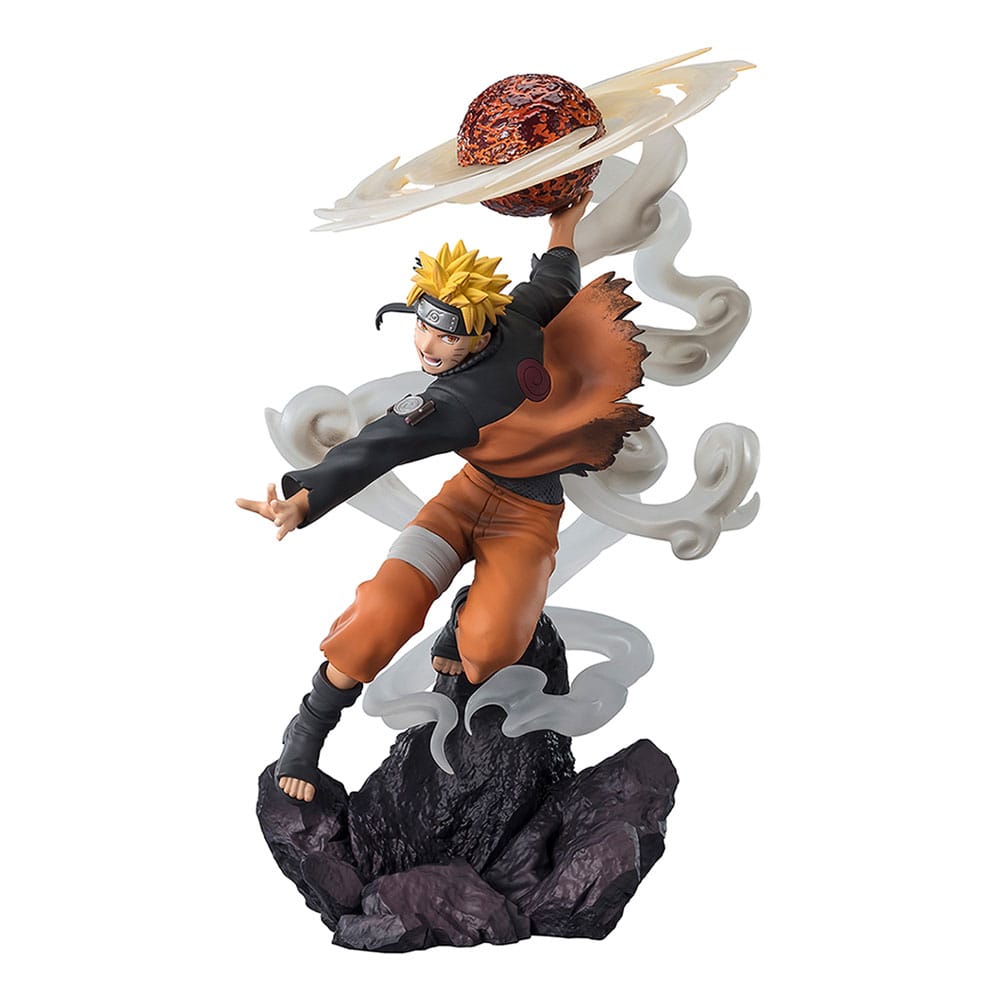 NARUTO SHIPPUDEN FIGUARTS ZERO EXTRA BATTLE PVC STATUE NARUTO UZUMAKI-SAGE ART: LAVA RELEASE RASENSH