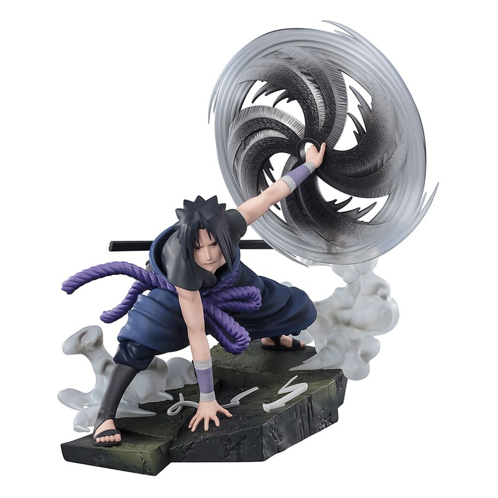 NARUTO SHIPPUDEN FIGUARTSZERO EXTRA BATTLE PVC STATUE SASUKE UCHIHA -THE LIGHT & DARK OF THE MANGEKY