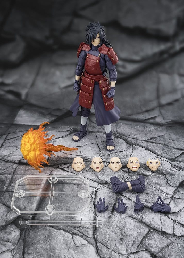 NARUTO SHIPPUDEN S.H.FIGUARTS ACTION FIGURE MADARA UCHIHA LEGEND OF DARKNESS 17 CM