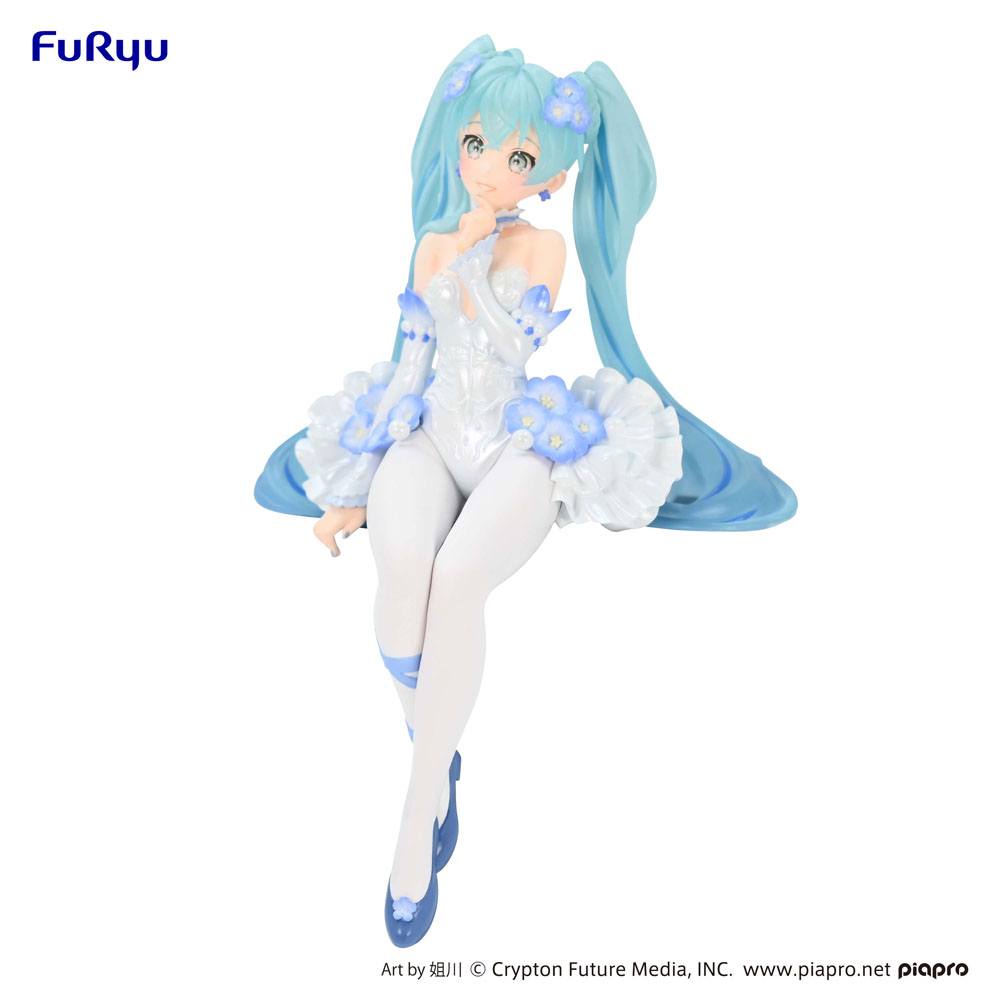 HATSUNE MIKU NOODLE STOPPER PVC STATUE HATSUNE MIKU / FLOWER FAIRY NEMOPHILA VER. 15 CM
