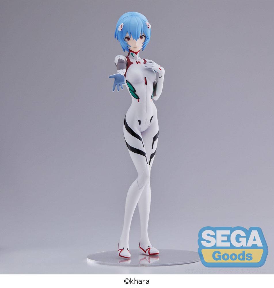 EVANGELION: 3.0+1.0 THRICE UPON A TIME SPM PVC STATUE REI AYANAMI (TENTATIVE NAME) MOMENTARY WHITE 1