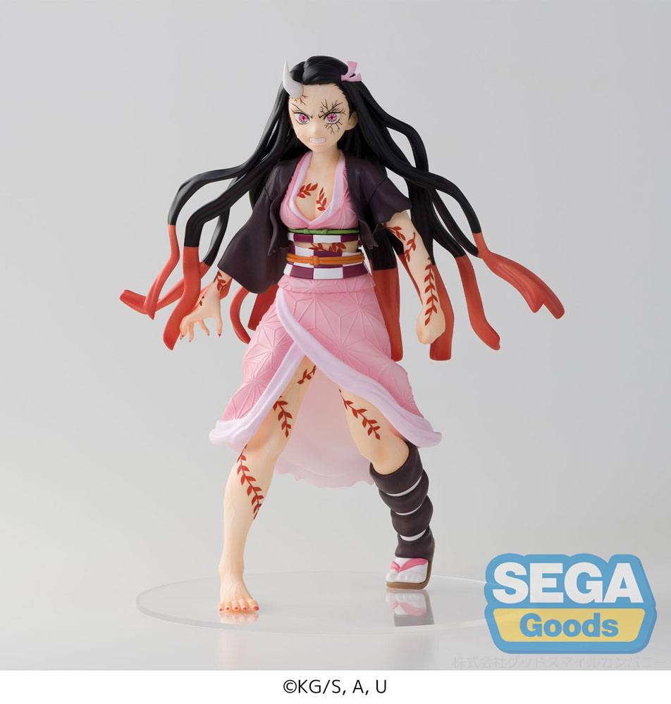 DEMON SLAYER: KIMETSU NO YAIBA FIGURIZM PVC STATUE NEZUKO KAMADO DEMON FORM ADVANCING VER. 21 CM