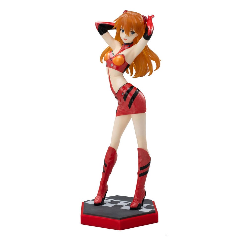 EVANGELION LUMINASTA PVC STATUE EVANGELION RACING ASUKA SHIKINAMI LANGLEY PIT WALK 25 CM