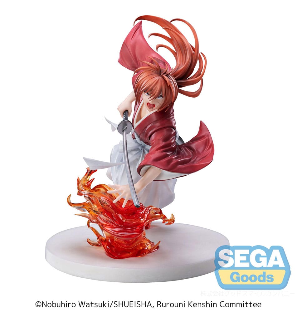 RUROUNI KENSHIN LUMINASTA PVC STATUE 'RUROUNI KENSHIN' 'KENSHIN HIMURA' 15 CM