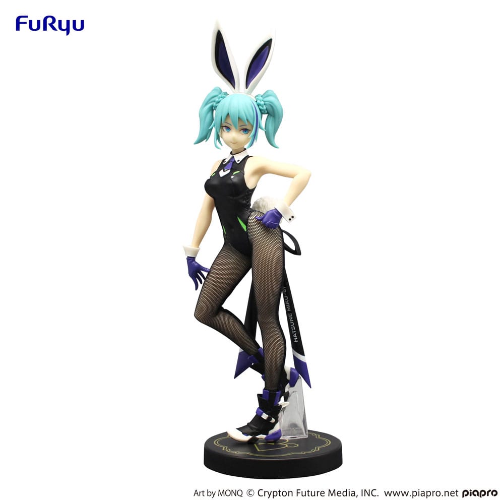 HATSUNE MIKU BICUTE BUNNIES PVC STATUE STREET VIOLET COLOR VER. 30 CM