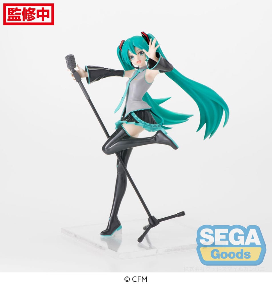 HATSUNE MIKU SERIES LUMINASTA PVC STATUE PROJECT DIVA MEGA39'S 15TH DIVA VER. 18 CM