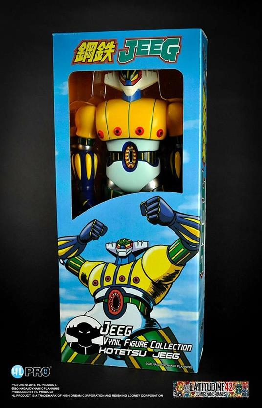 JEEG ROBOT D'ACCIAIO 22CM PVC