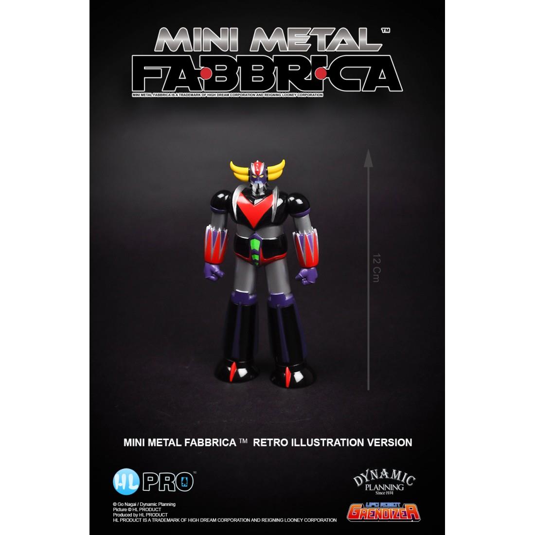 GRENDIZER/GOLDRAKE MINI METAL FABRICA DIE-CAST RETRO ILLUSTRATION VERSION