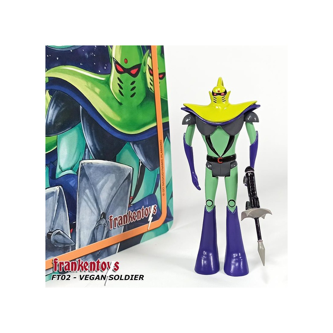 UFO ROBOT GRENDIZER FT-02 VEGAN SOLDIER ACTION FIGURE FRANKENTOYS