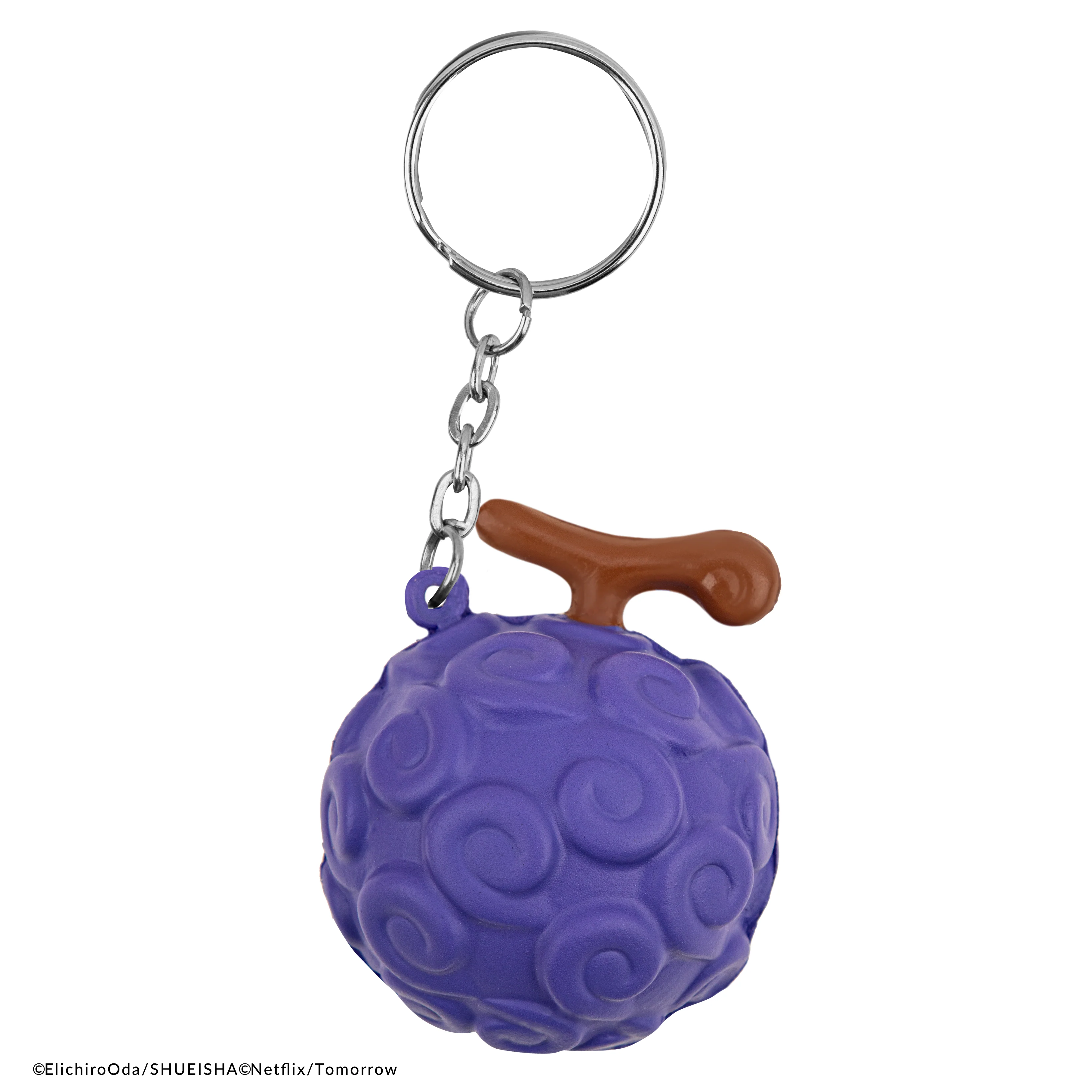 PORTACHIAVI SQUISHY GUM-GUM FRUIT KEYCHAIN