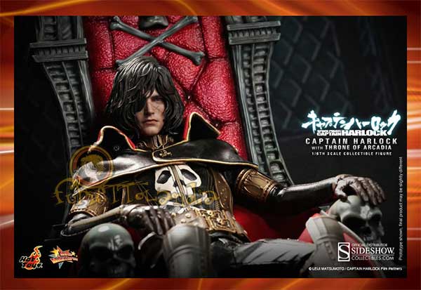 HOT TOYS CAPTAIN HARLOCK 12' HARLOCK WITH THRONE