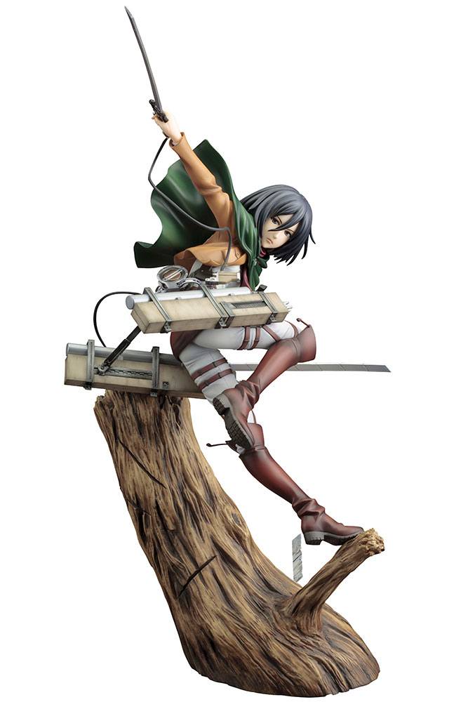 ATTACK ON TITAN ARTFX J STATUE 1/8 MIKASA ACKERMAN RENEWAL PACKAGE VER. 35 CM