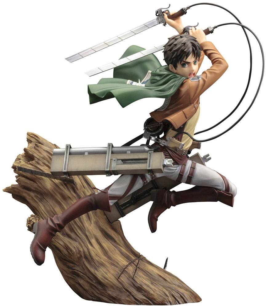 ATTACK ON TITAN ARTFX J STATUE 1/8 EREN YEAGER RENEWAL PACKAGE VER. 26 CM