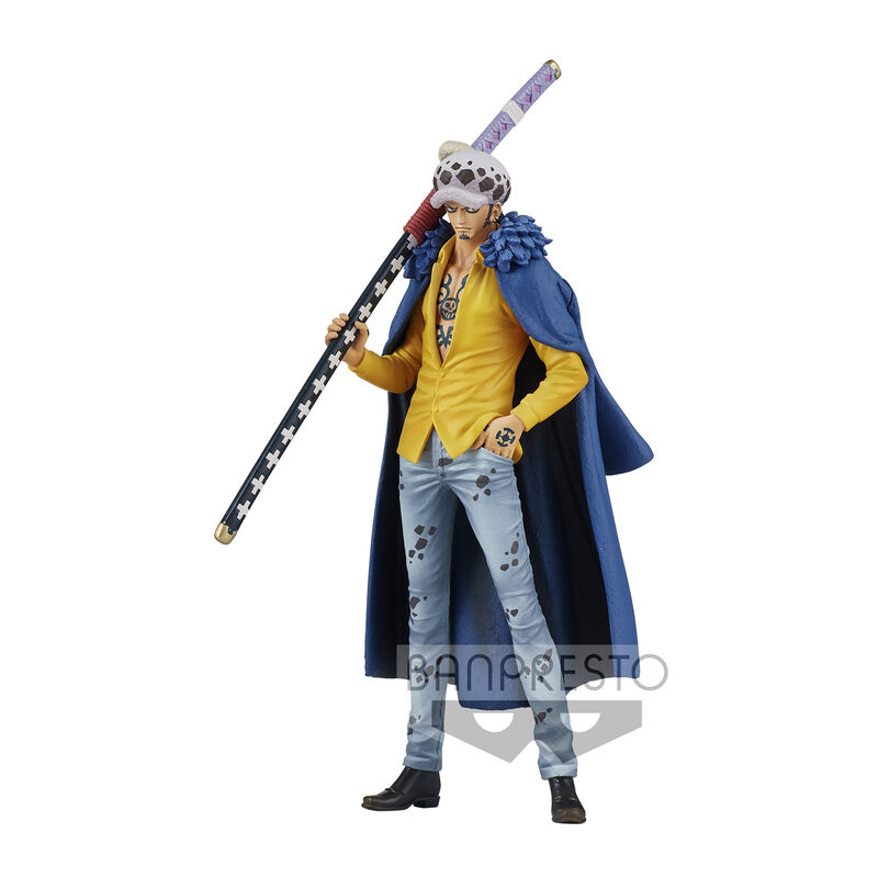 ONE PIECE DXF GRANDLINE MEN PVC STATUE WANOKUNI TRAFALGAR LAW 17 CM