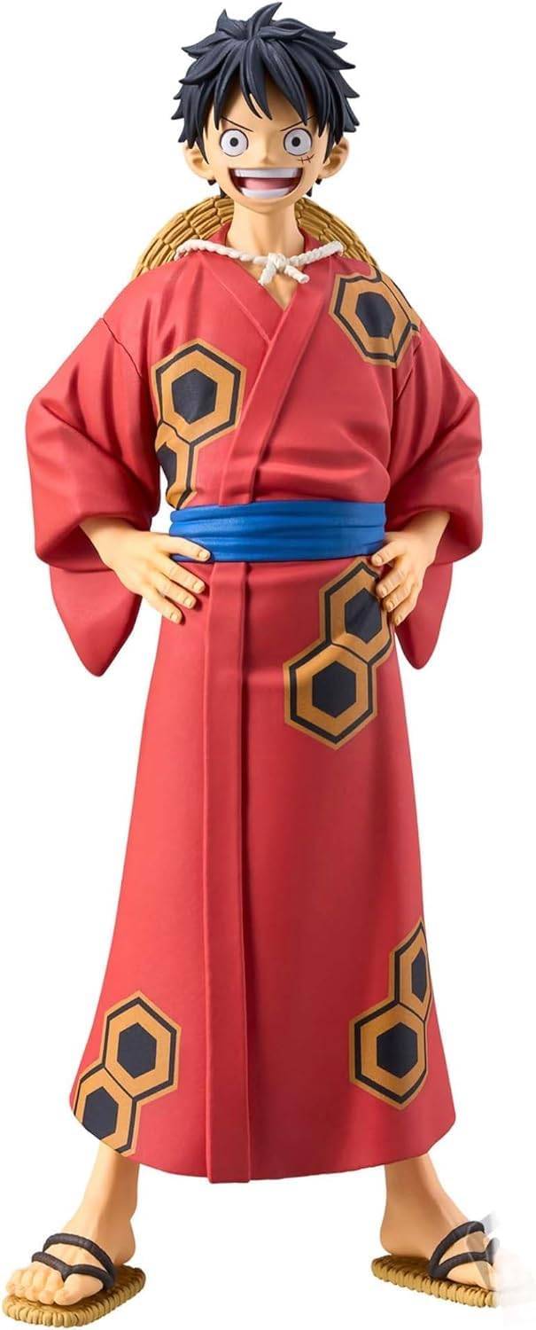 ONE PIECE DXF THE GRANDLINE SERIES WANO COUNTRY MONKEY D. LUFFY YUKATA VER. 16 CM