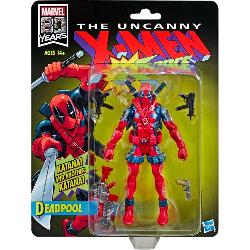 MARVEL LEGENDS DEADPOOL: 80TH ANNIVERSARY X-FORCE DEADPOOL ACTION FIGURE 15CM