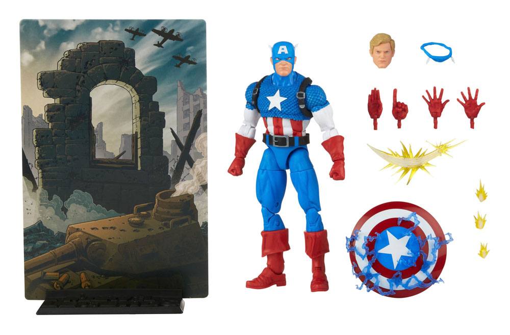 MARVEL LEGENDS 20TH ANNIVERSARY SERIES 1 ACTION FIGURE 2022 CAPTAIN AMERICA 15 CM