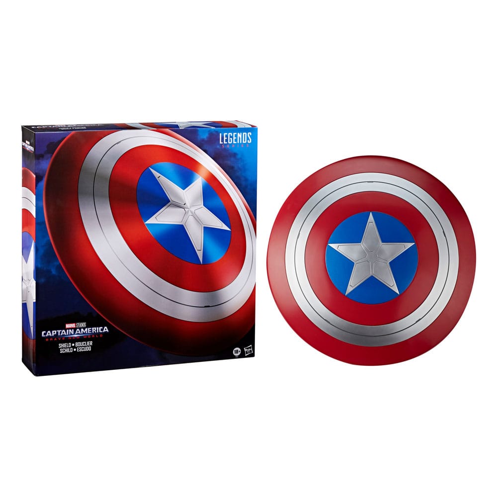CAPTAIN AMERICA: BRAVE NEW WORLD MARVEL LEGENDS PREMIUM ROLE-PLAY SHIELD 60 CM