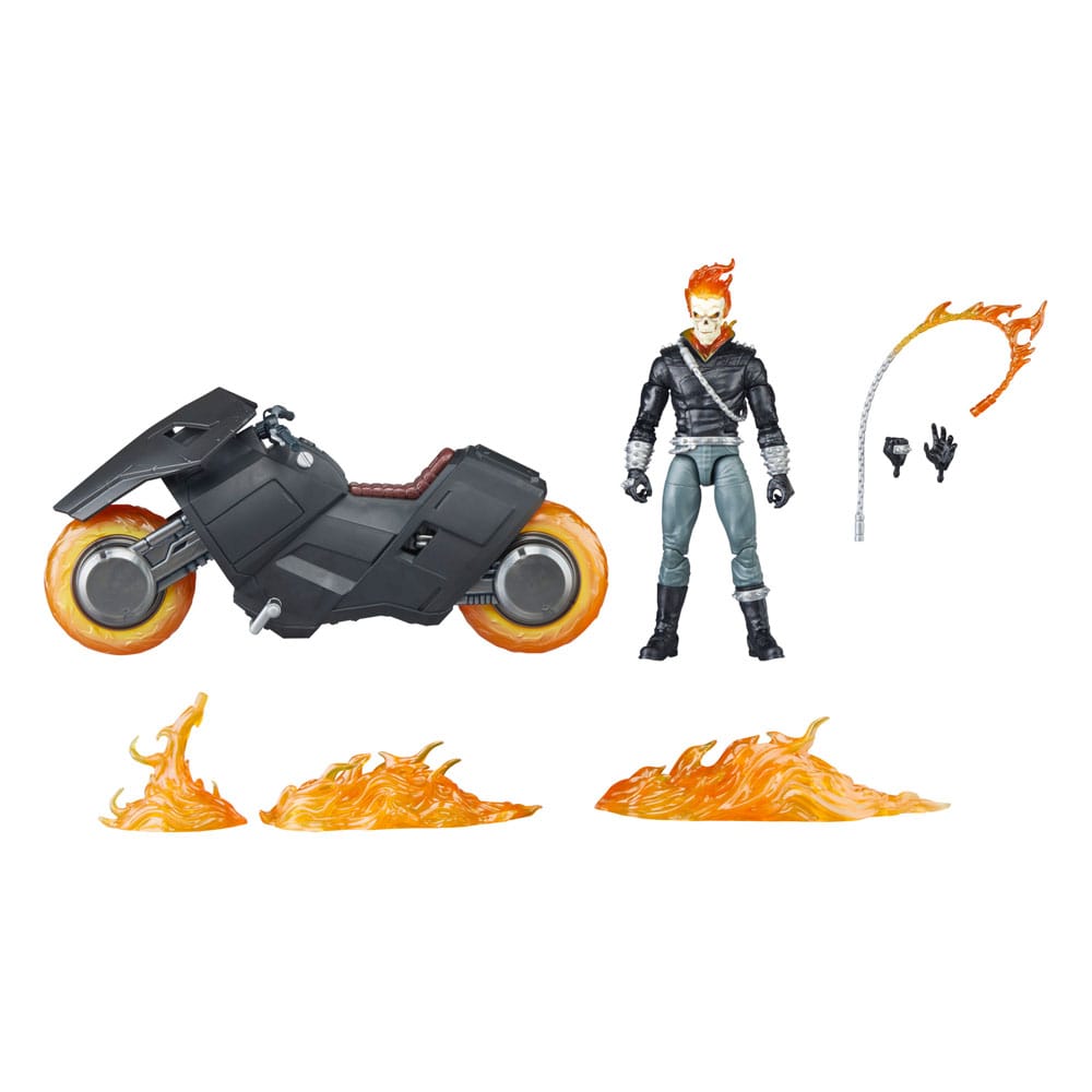 MARVEL 85TH ANNIVERSARY MARVEL LEGENDS ACTION FIGURE WITH VEHICLE GHOST RIDER 15 CM