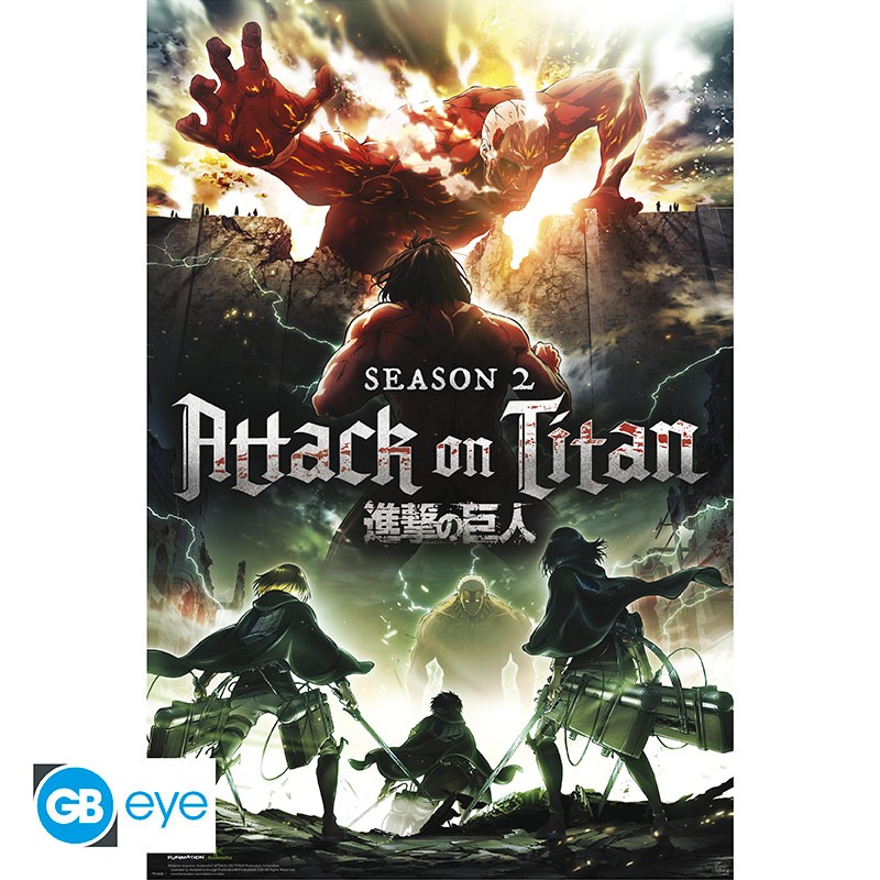 ATTACK ON TITAN POSTER KEY ART S2 (91.5X61)