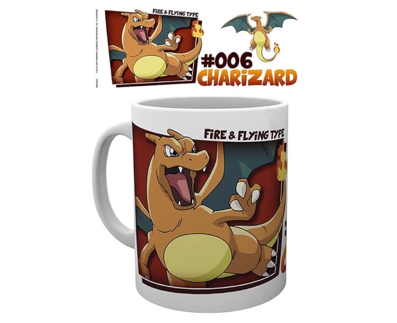 POKEMON TAZZA MUG 320ML CHARIZARD TYPE