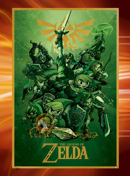 THE LEGEND OF ZELDA POSTER LINK