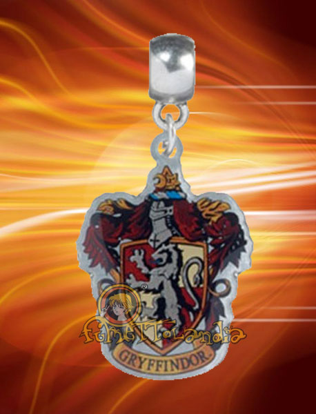 HARRY POTTER CHARM GRYFFINDOR CREST (SILVER PLATED)