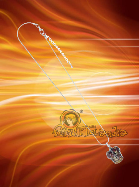 HARRY POTTER PENDANT & NECKLACE GRYFFINDOR CREST (SILVER PLATED)