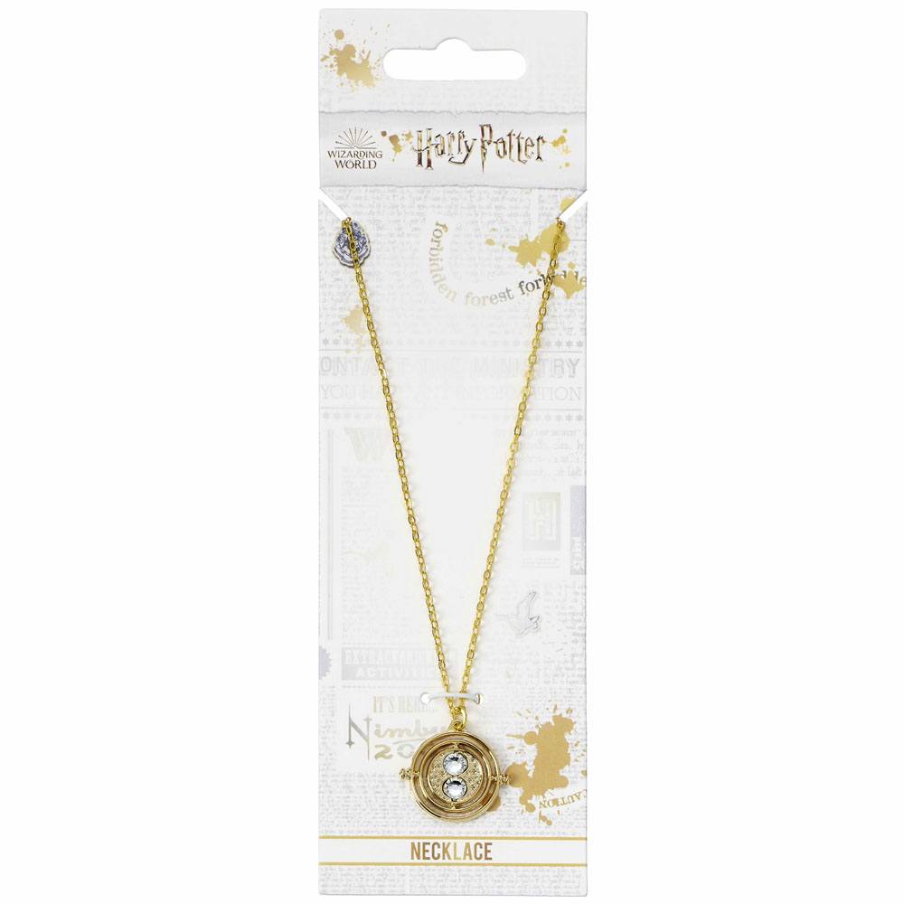 HARRY POTTER PENDANT & NECKLACE FIXED TIME TURNER (GOLD PLATED)