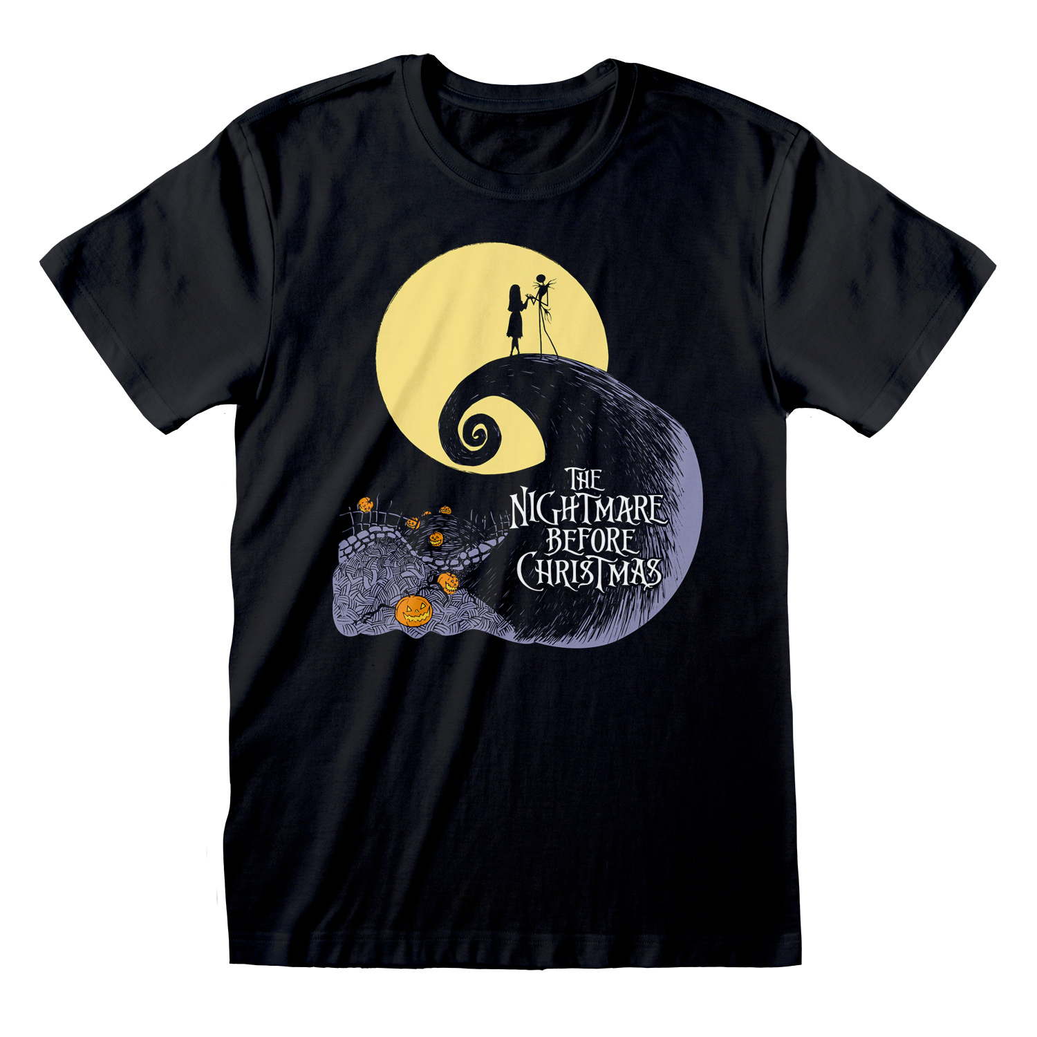 DISNEY: HEROES - THE NIGHTMARE BEFORE CHRISTMAS - SILHOUETTE (T-SHIRT UNISEX TG. M)