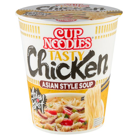 NISSIN CUP NOODLES TASTY CHICKEN ASIAN STYLE SOUP BLAST