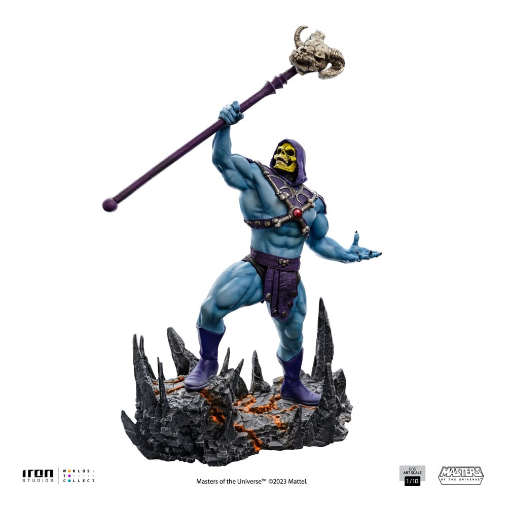 MASTERS OF THE UNIVERSE BDS ART SCALE STATUE 1/10 SKELETOR 28 CM