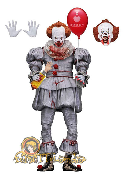 STEPHEN KING'S IT 2017 ACTION FIGURE ULTIMATE PENNYWISE (I HEART