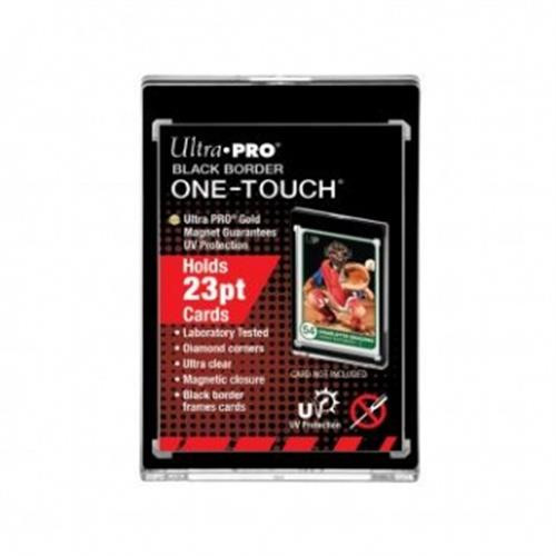MAGNETIC CARD HOLDER ONE-TOUCH 23PT BLACK BORDER