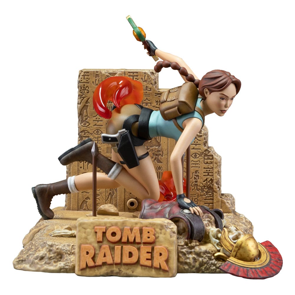 TOMB RAIDER 1996 PVC STATUE LARA CROFT CLASSIC ERA 17 CM