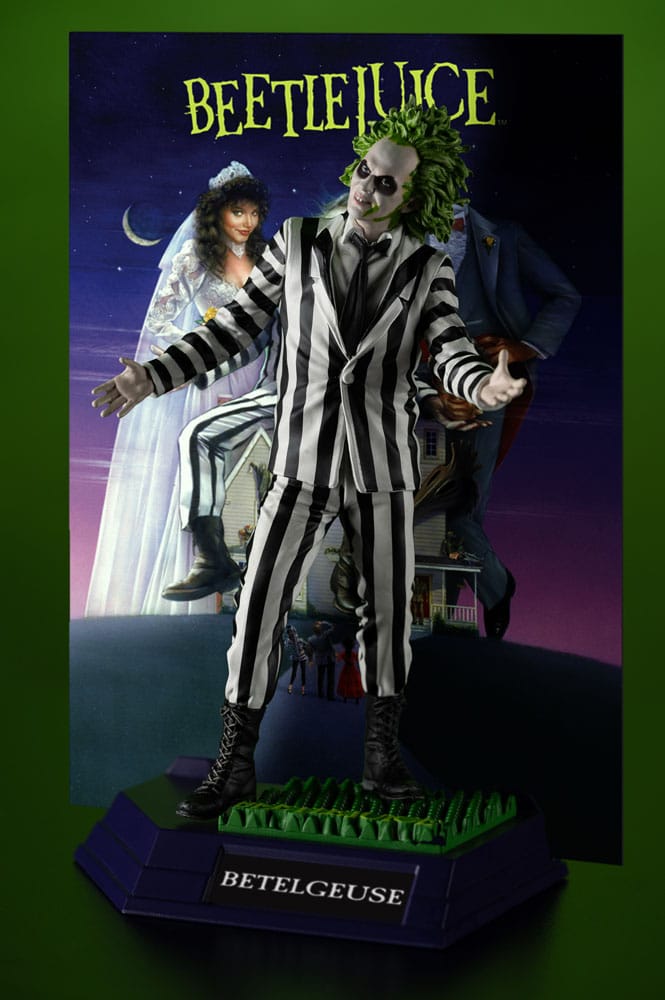 BEETLEJUICE MOVIE MANIACS ACTION FIGURE BEETLEJUICE 17 CM
