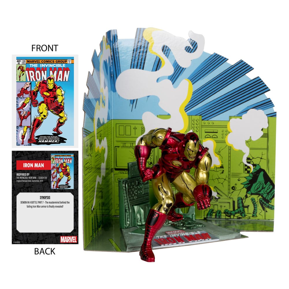MARVEL PVC STATUE 1/10 IRON MAN (THE INVINCIBLE IRON MAN #126) 11 CM