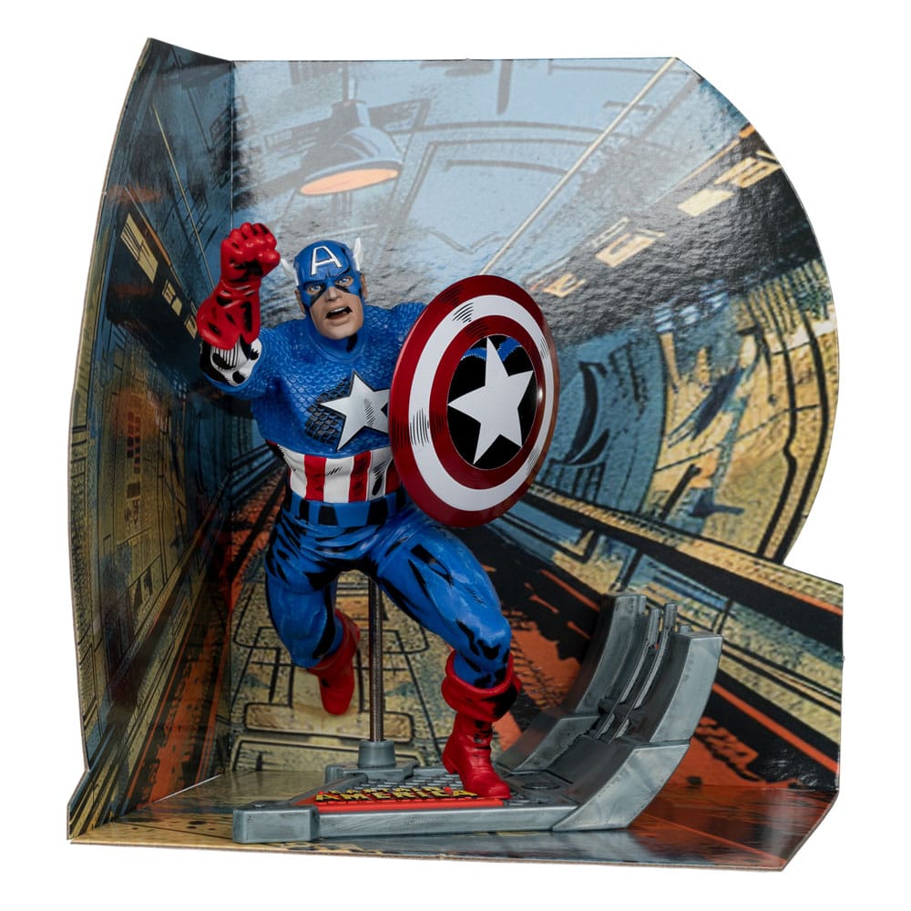 MARVEL COLLECTION PVC STATUE 1/10 CAPTAIN AMERICA (CAPTAIN AMERICA #100) 12 CM
