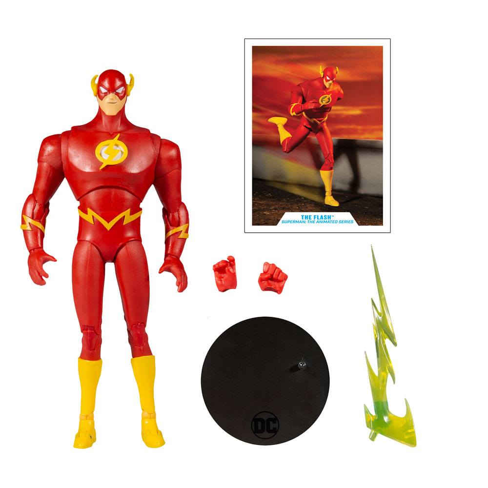 DC MULTIVERSE ACTION FIGURE THE FLASH (SUPERMAN: THE ANIMATED SERIES) 18 CM