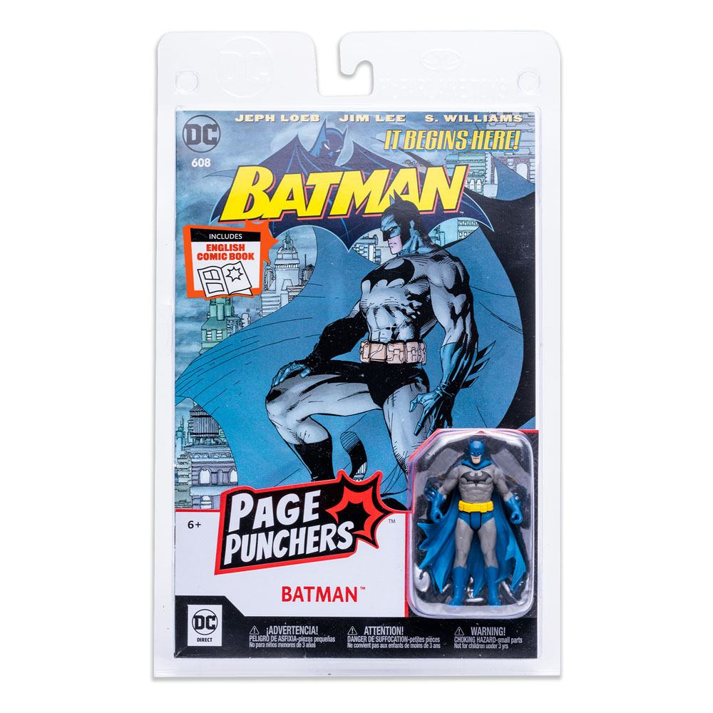 DC PAGE PUNCHERS ACTION FIGURE BATMAN (BATMAN HUSH) 8 CM