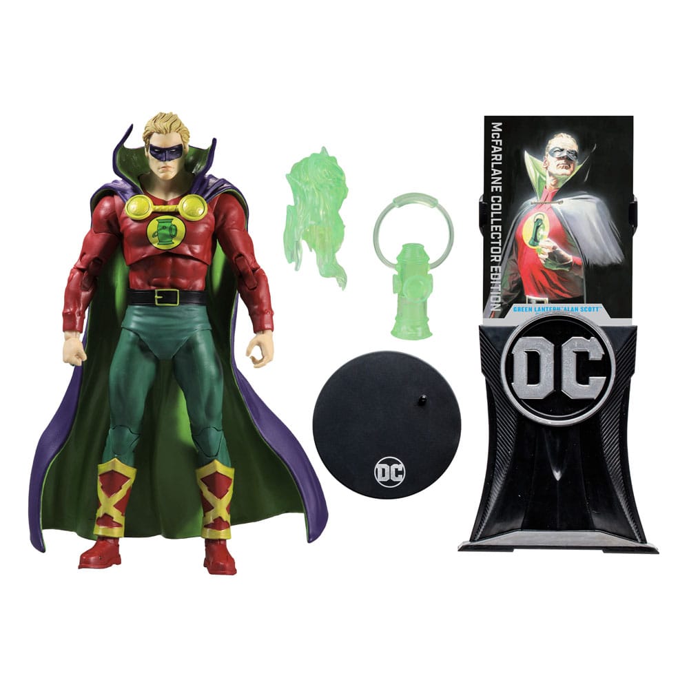 DC MCFARLANE COLLECTOR EDITION ACTION FIGURE GREEN LANTERN ALAN SCOTT (DAY OF VENGEANCE) #2 18 CM