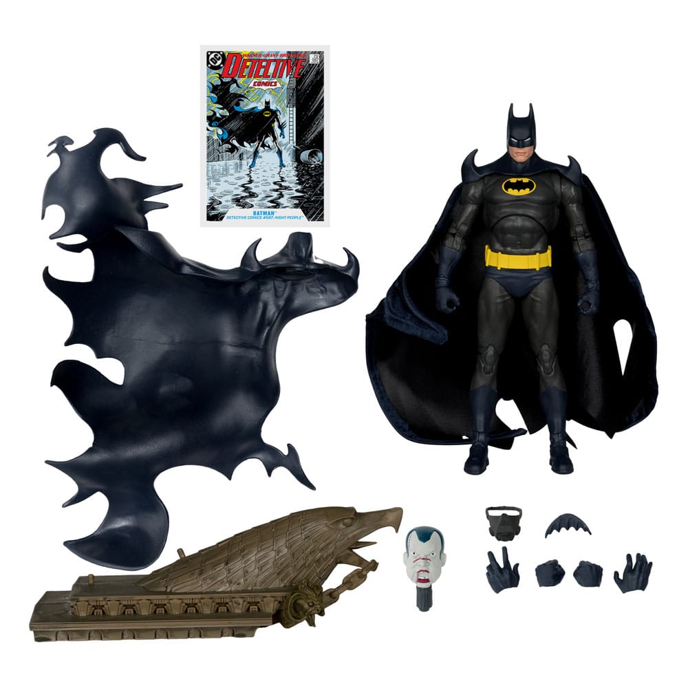 DC MULTIVERSE ACTION FIGURE BATMAN (DETECTIVE COMICS #587: NIGHT PEOPLE) (GOLD LABEL) 18 CM